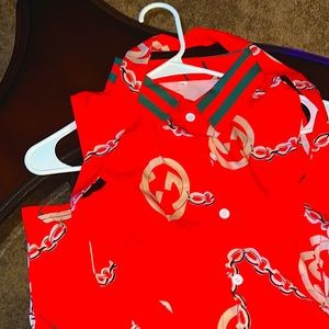 This dress is perfect for date night. It buttons all the way down.